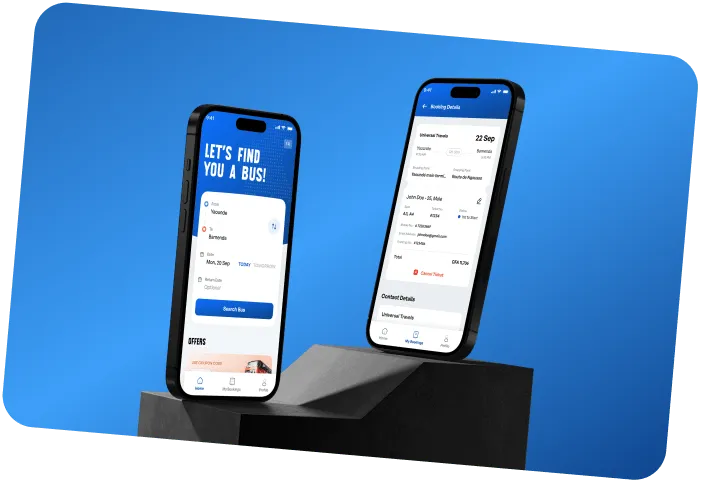 Mobile design with eye-catching visuals and easy-to-use controls